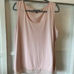 Sleeveless Top Lauren Ralph Lauren Pink Plus Size 2X Spring Summer Wear Tank